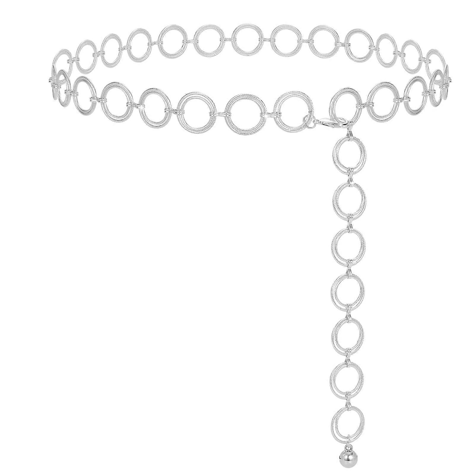Multi-Layer Metal Waist Chain Belt for Dresses and Pants