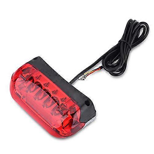 "Electric Brake Tail Light LED Rear Safety Warning Lamp for Cycling - Waterproof, Lightweight, Compatible with All Bikes"