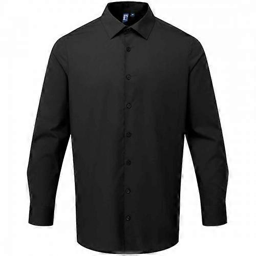 Premier Mens Recyclight Poplin Long-Sleeved Shirt