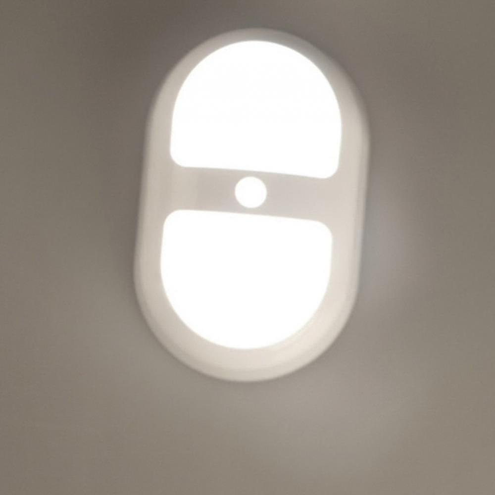 1 veilleuse à 10 LED avec détecteur de mouvement et batterie, capteur de mouvement, nouveauté* @bugu