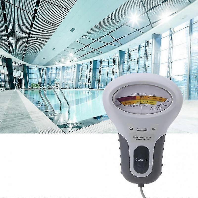 Chlorine Meters Ph Tester 2 In 1 Tester Water Quality Testing Device Cl2 Measuring For Swimming Pool Aquarium Drinking Water