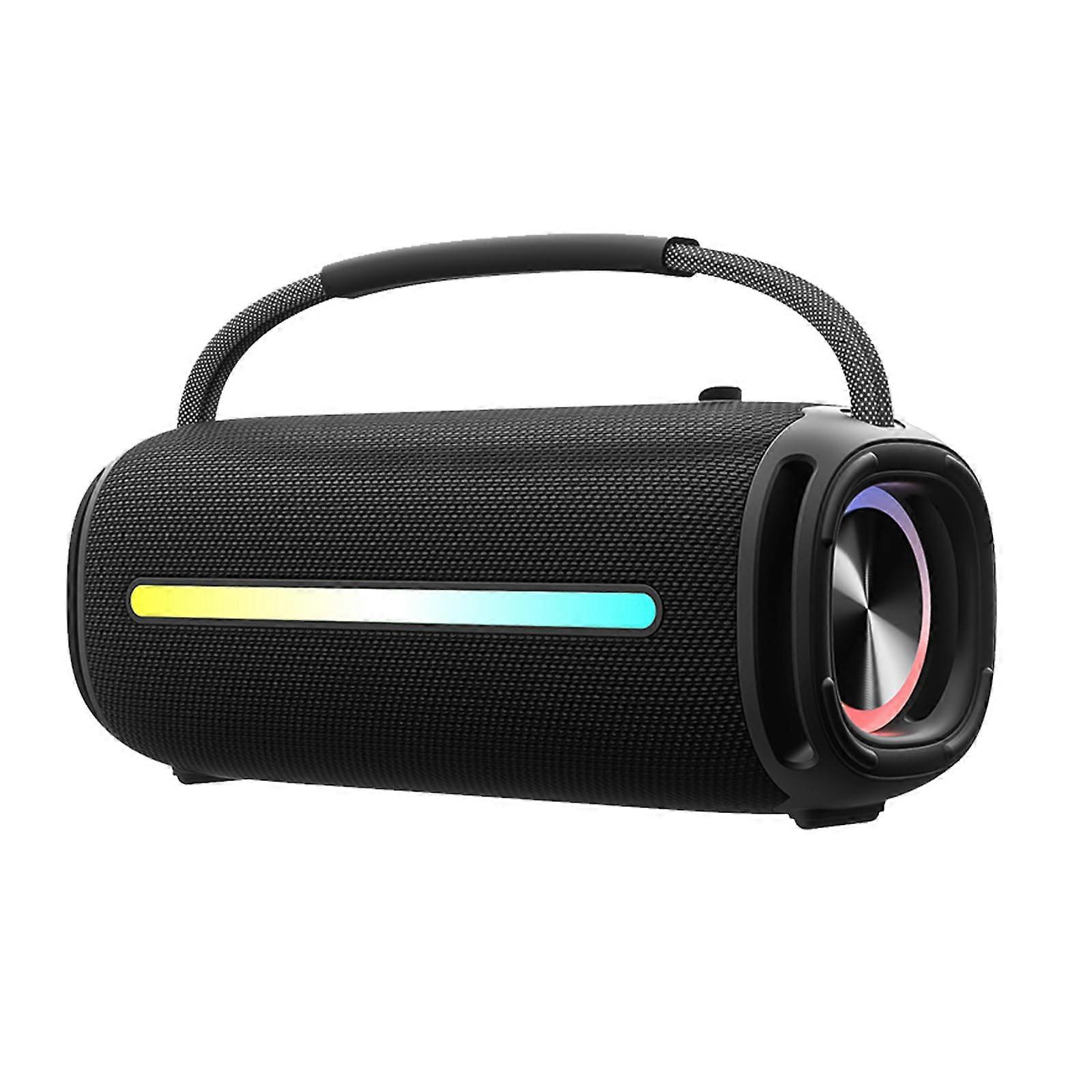 Bluetooth Speaker Outdoor Wireless 20W Super Bass TWS Pairing Colorful Flashing Lights Party Speaker