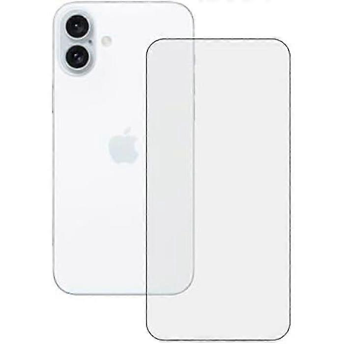 Screen Protector - KSIX SMART YOUR TECH - iPhone 16 Plus - 9H Tempered Glass - Black Edge - Double A