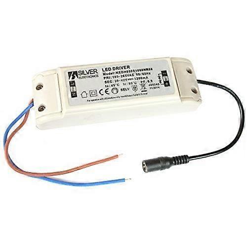 Driver LED - SILVER ELECTRONICS - 486000 - 48W - 4,5x14x2,9cm - Hvid