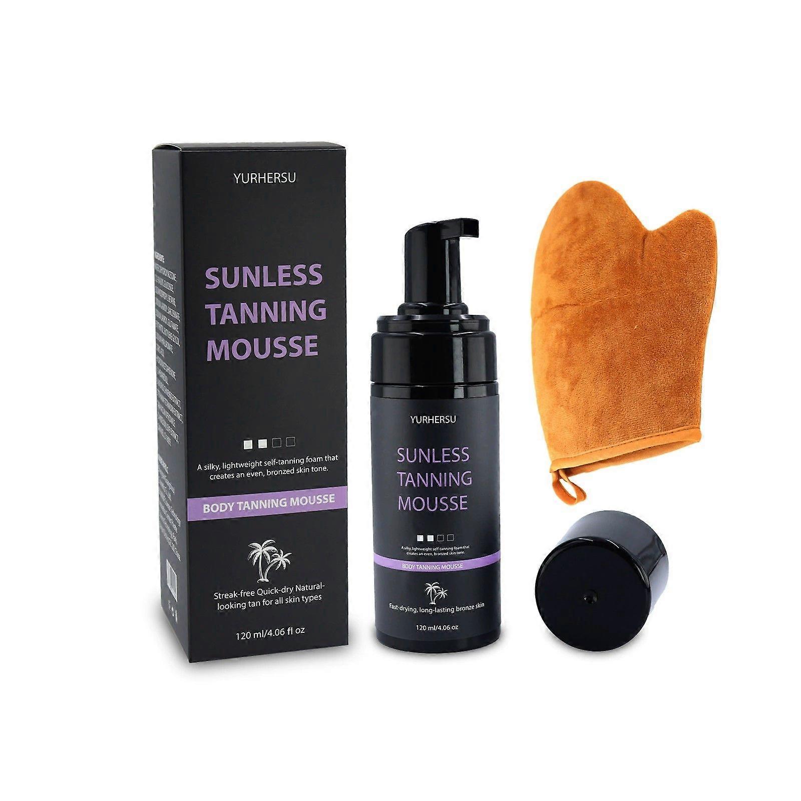 Self Tanner Kit, Fake Tan Body Mousse, Sunless Tanning Mousse, Fall In Love at First Tan Kit, Dark Face & Body Tanner Mousse, Best Bronzing Glow