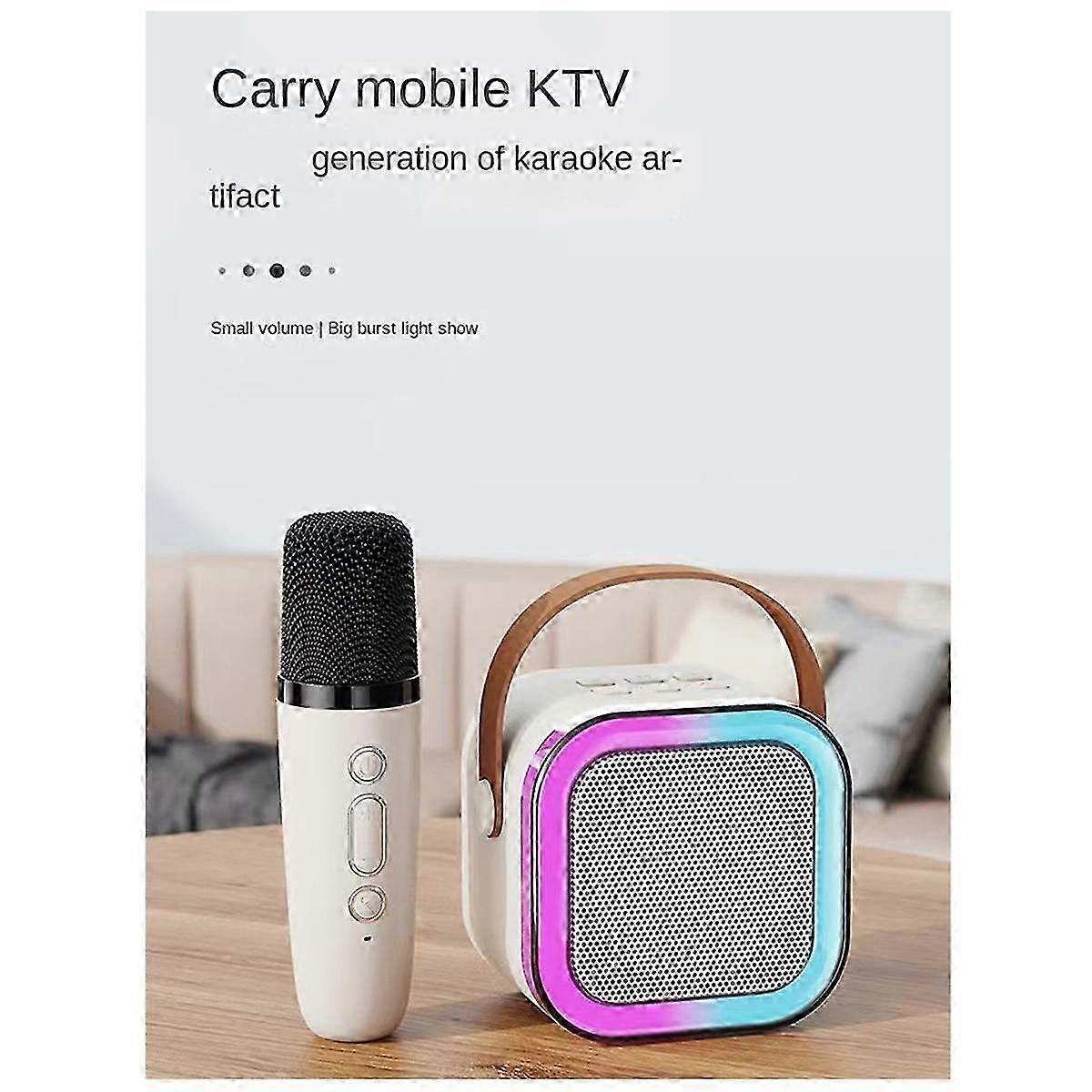 Portable Bluetooth Karaoke Speaker Bluetooth Speaker Microphone K-Song Wireless Speaker Set