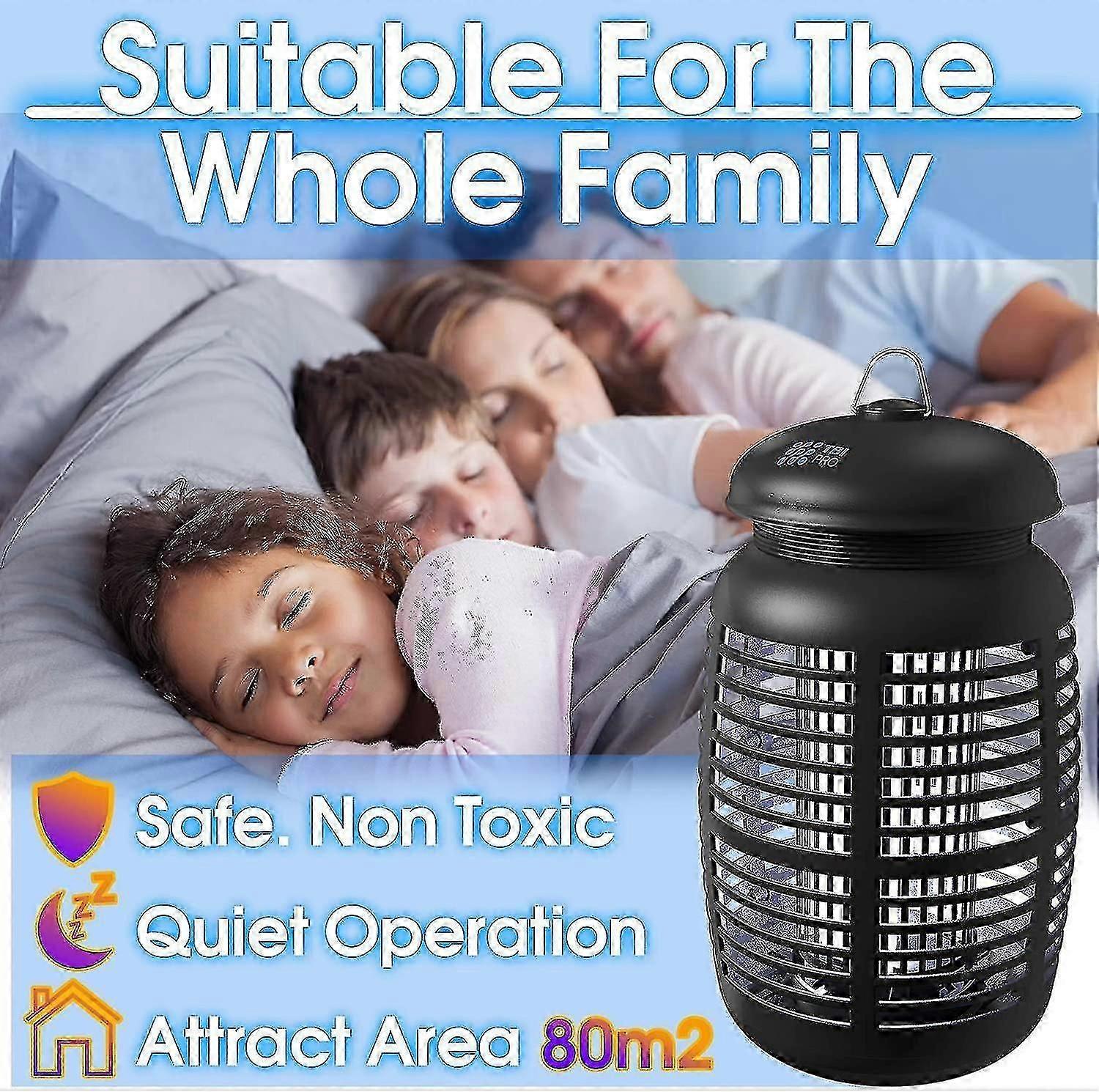 [2 In 1]4250v Electric Mosquito Zappers Fruit Fly Killer-