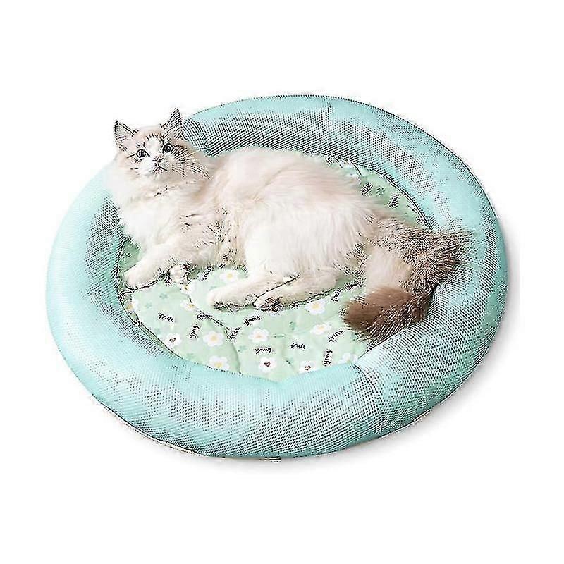 冷却猫用ベッドソフトアイスドッグベッドペットパッドクッション