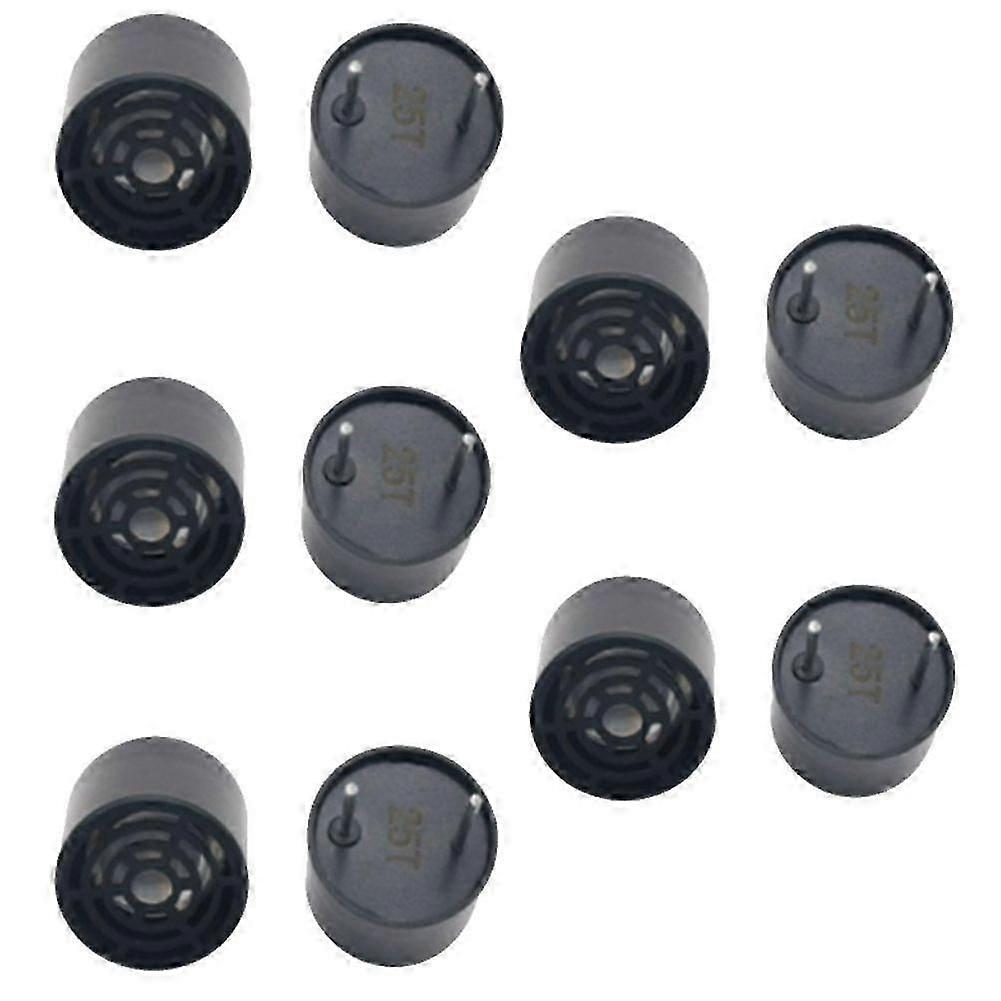 10pcs Black Plastic Shell Ultrasonic Transmitter 16mm 25kHz Ultrasonic Receiver Probe Split Sensor