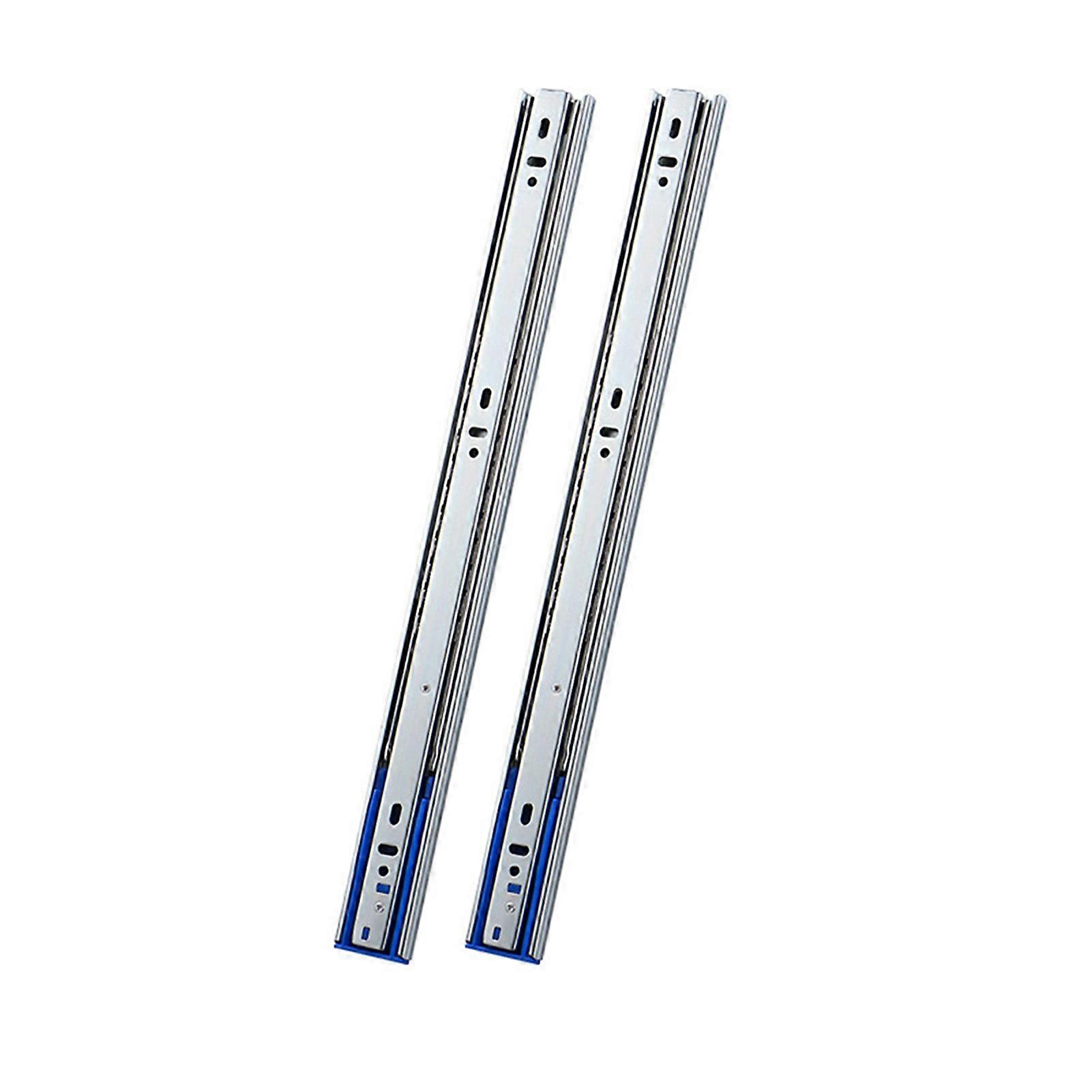 2PCS Drawer Slides Heavy Duty Cold Roll Steel 12inch Silent Ball Bearing Bottom Mount Drawer Slides for Office