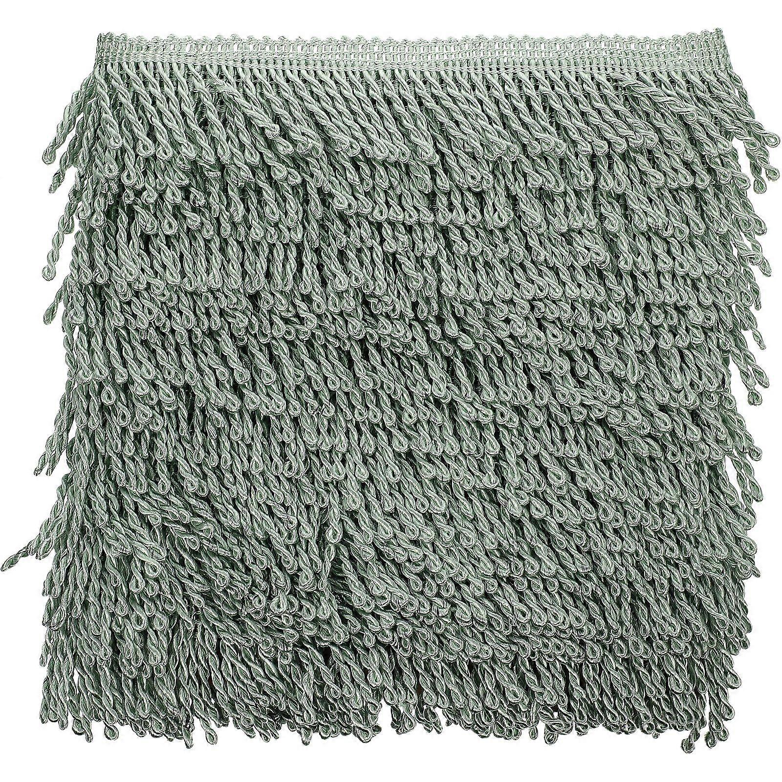 1 Roll of Fringed Trim Tassel Trim Elegant DIY Sewing Material for Curtain Making