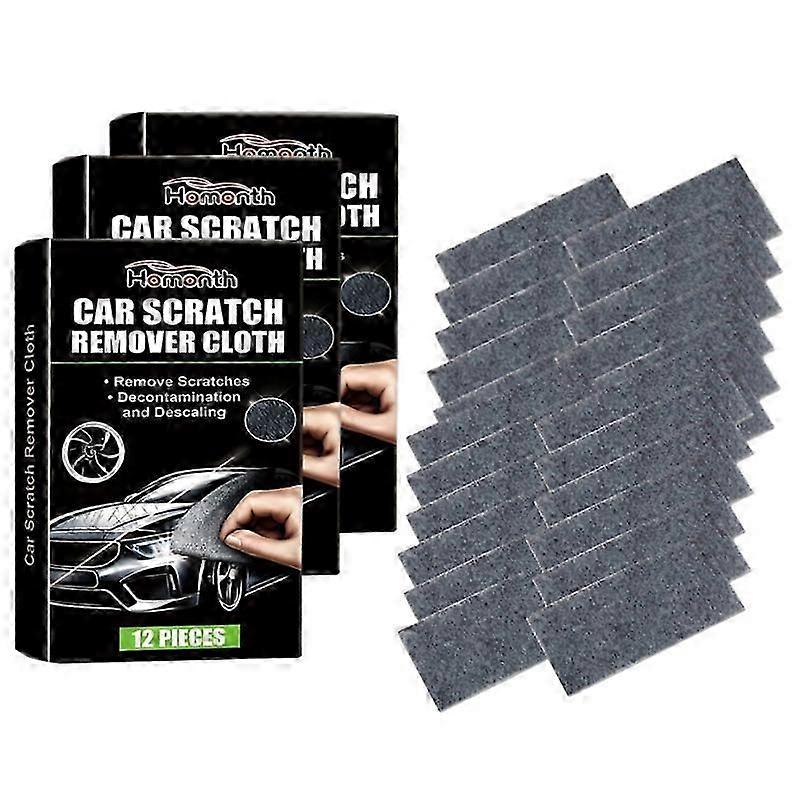 12Pcs Nano Sparkle Cloth For Car Scratches Nano Magic Cloth Scratch RemoverP2025041800727