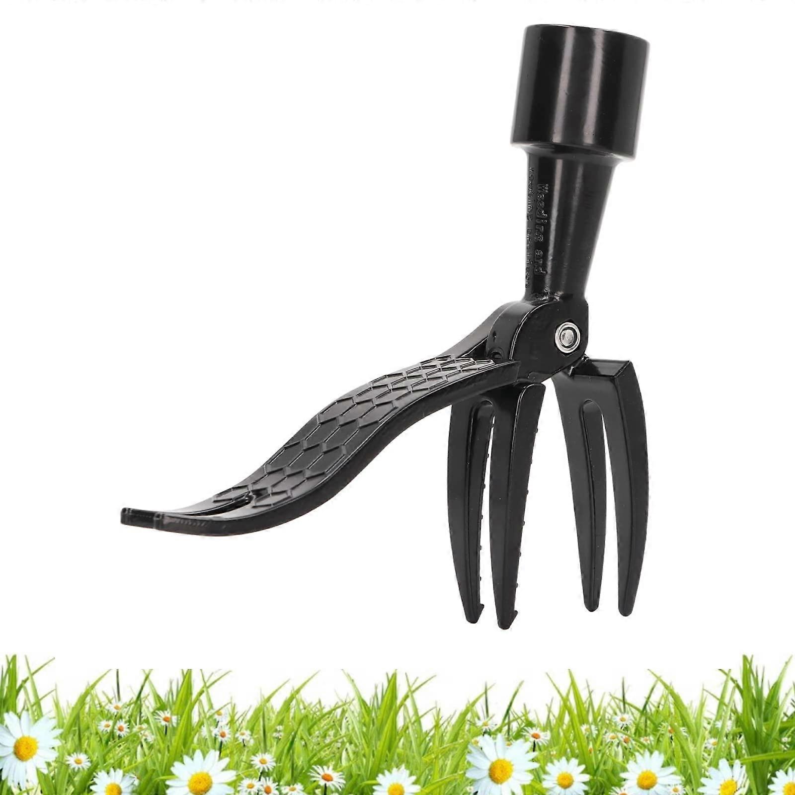 Stand Up Weed Puller Tool,Manual Weed Remover with Foot Plate for Removing Weeds
