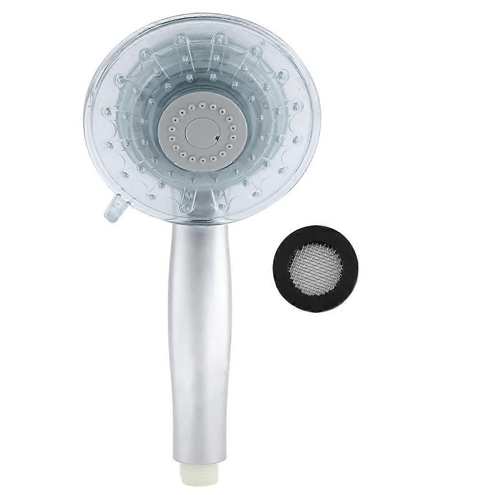 G1/2 Thread Bathroom Hand‑Held LED Shower Head with 2 Water Mode 3 Light Effect Changing