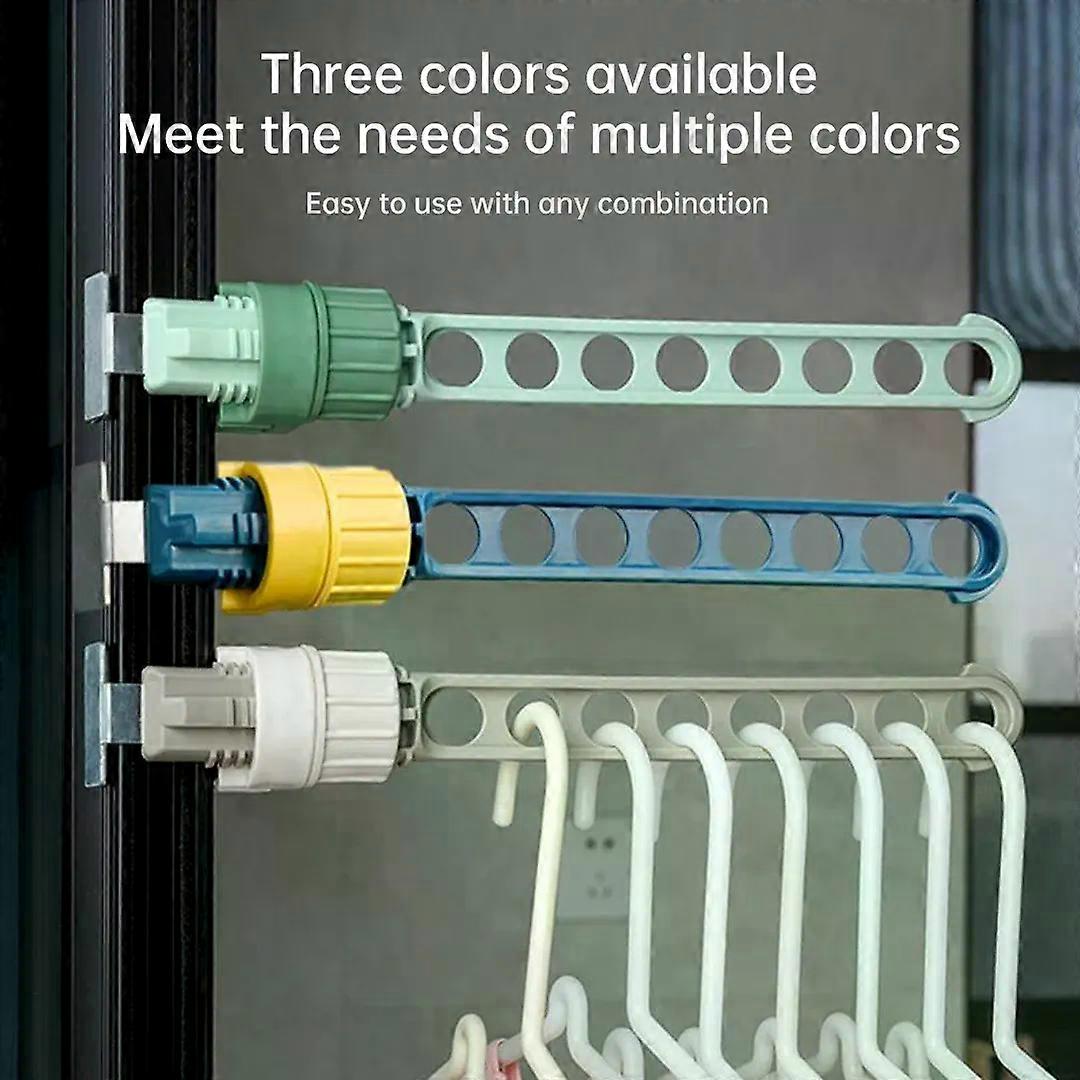 Drying Rack Balcony Clothes Drying Rack Wall Mounted Clothes Drying Rack Bathroom Drying Rack Indoor Space Saving 8 Holes