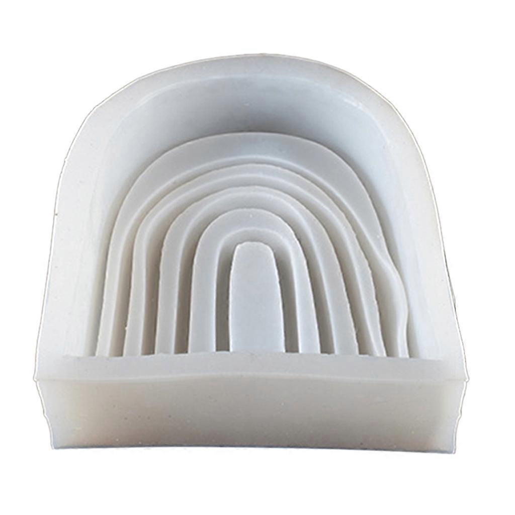 Rainbow Bridge Mold U-shaped Silicone Mold Small Large Casting Mold for DIY Aromatherapy Candles Soaps Artifacts Making