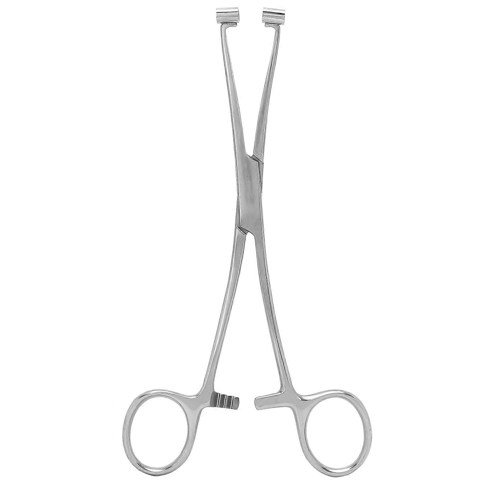 Piercing Clamps, Stainless Steel Round Slotted Septum Forceps