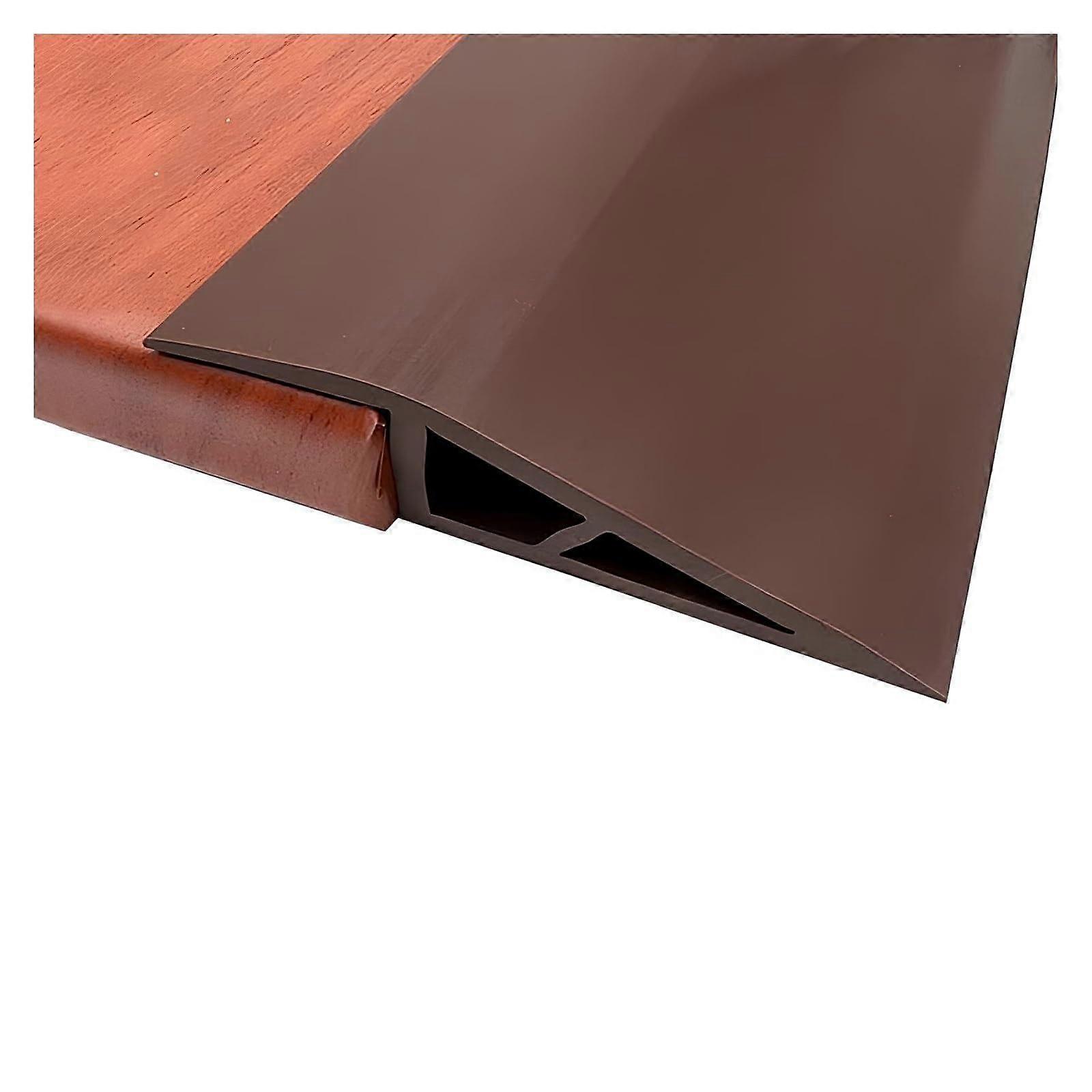 39.4in Carpet Floor Transition Strip Laminate Floor Strip, PVC Threshold Strips Self Adhesive Floor Edging Trim