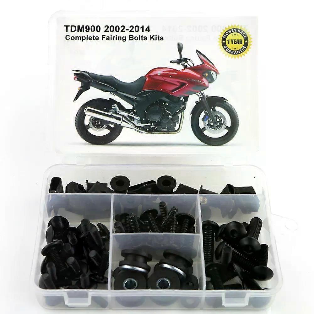 Για Yamaha TDM900 TDM 900 2002-2014 χάλυβας μοτοσικλετών πλήρης πλήρης φέρινγκ μπουλόνια κιτ φέρινγκ κλιπ βιδών σώματος παξιμάδια