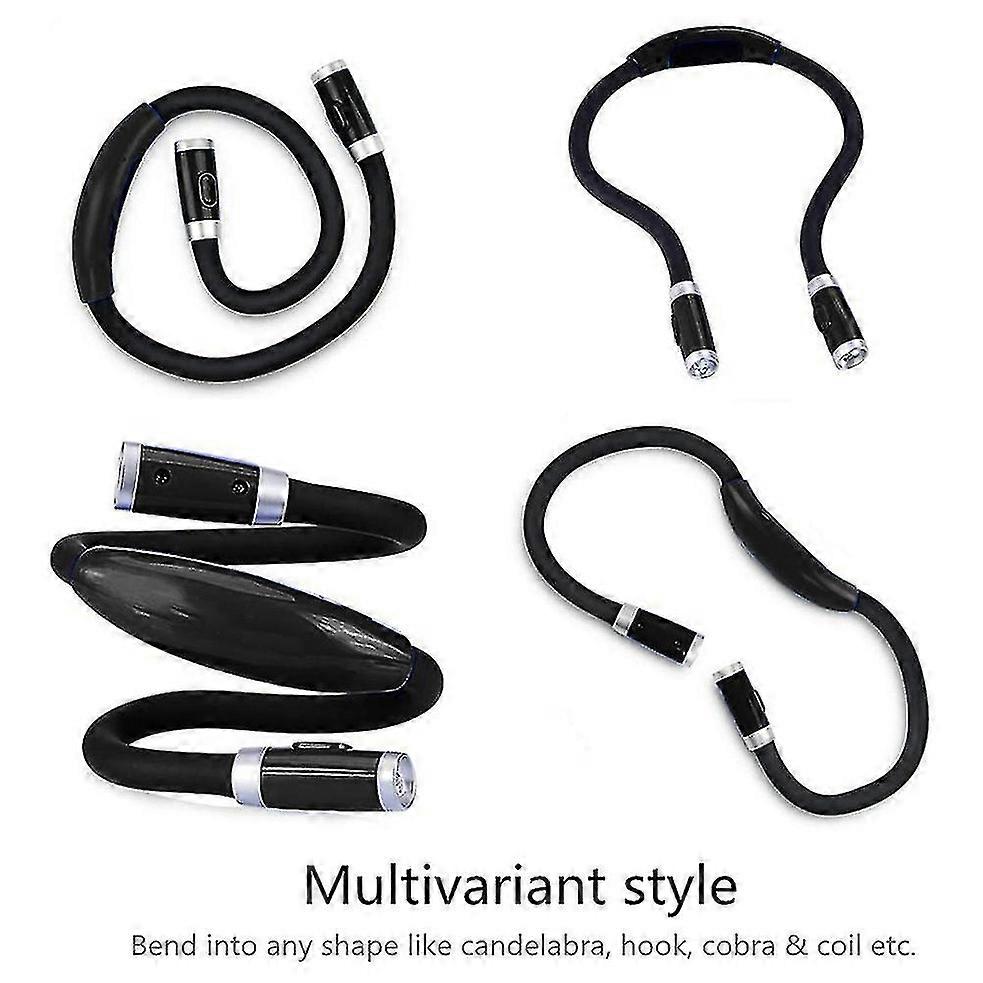 充電ネック - ハンギングライト、柔軟なデザイン、充電式、複数の照明モードを備えたデュアルヘッド照明