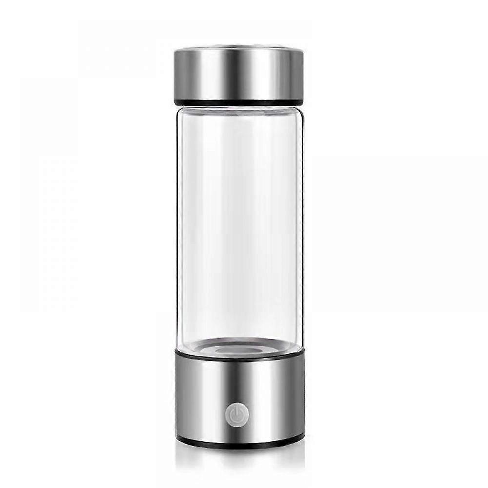 Hydrogen Water Bottle, Hydrogen Water Generator with Advanced SPE PEM Technology, High Efficiency Portable 420ml Water Ionizer for Office, Travel, Fit