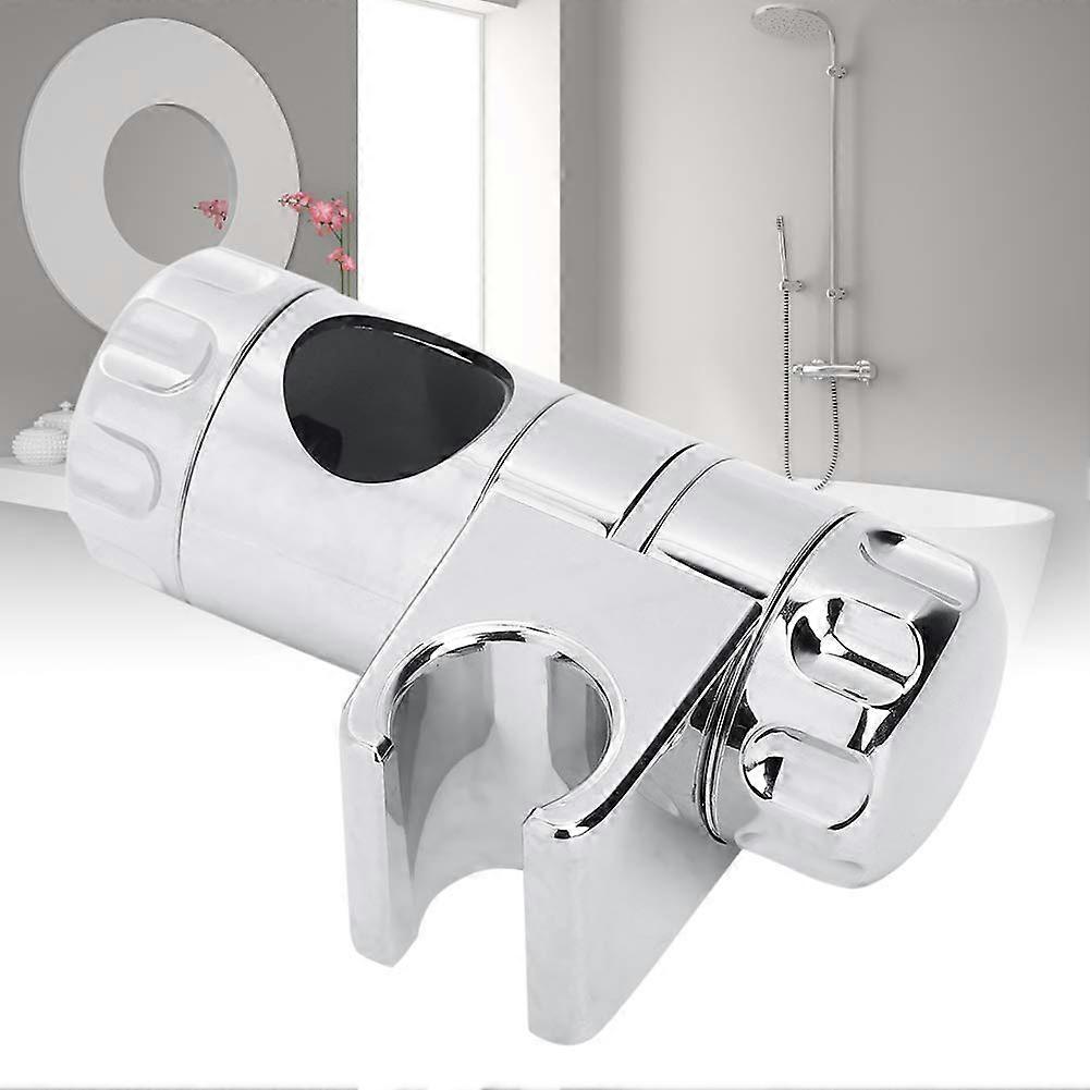 Shower Head Bar  Adjustable Shower Mount Bracket Sturdy Electroplated Surface Easy Install for Bathroom