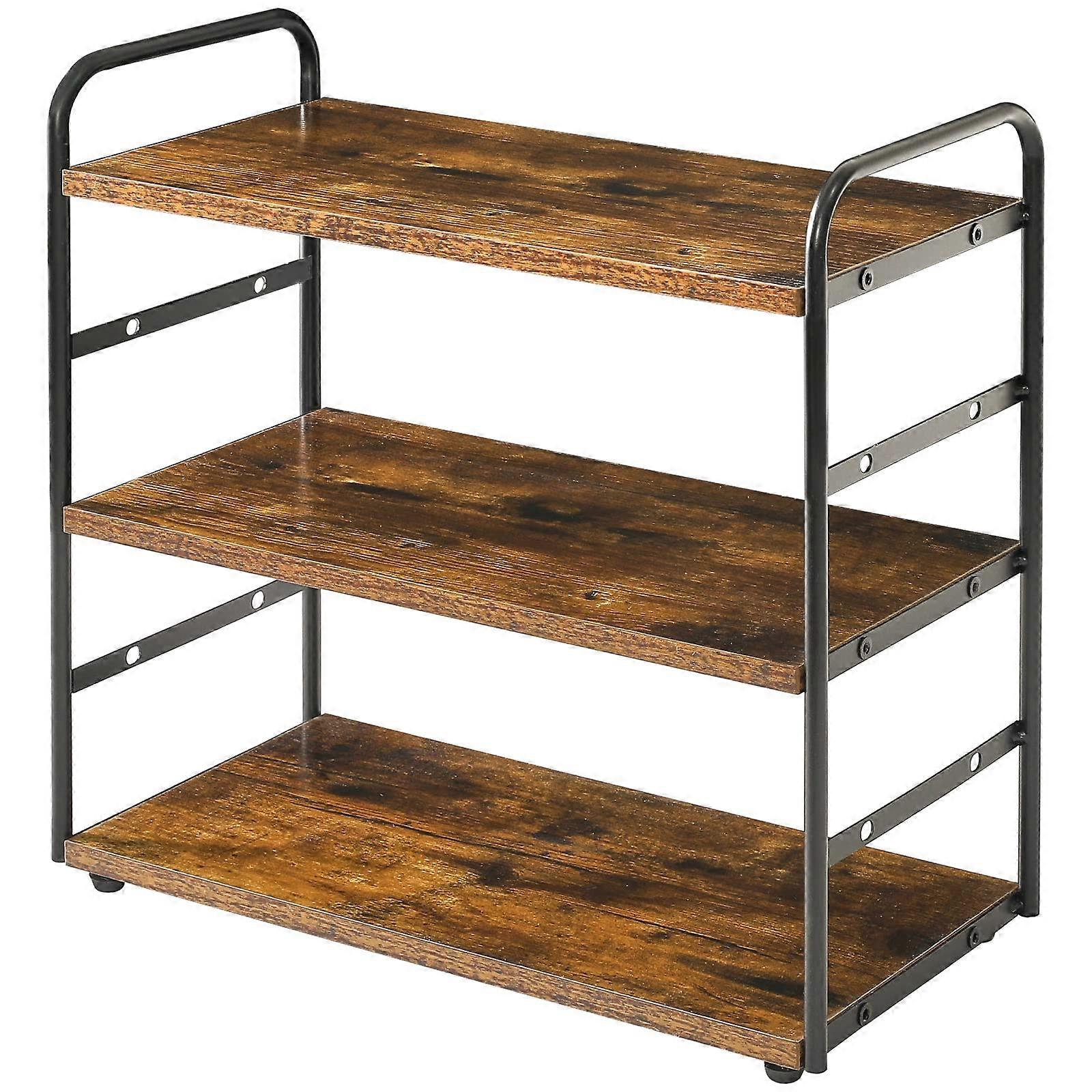 3Tier Bathroom Counter Organizer, Tray Countertop Storage Shelf, Kitchen Spice Rack, TWJ001H