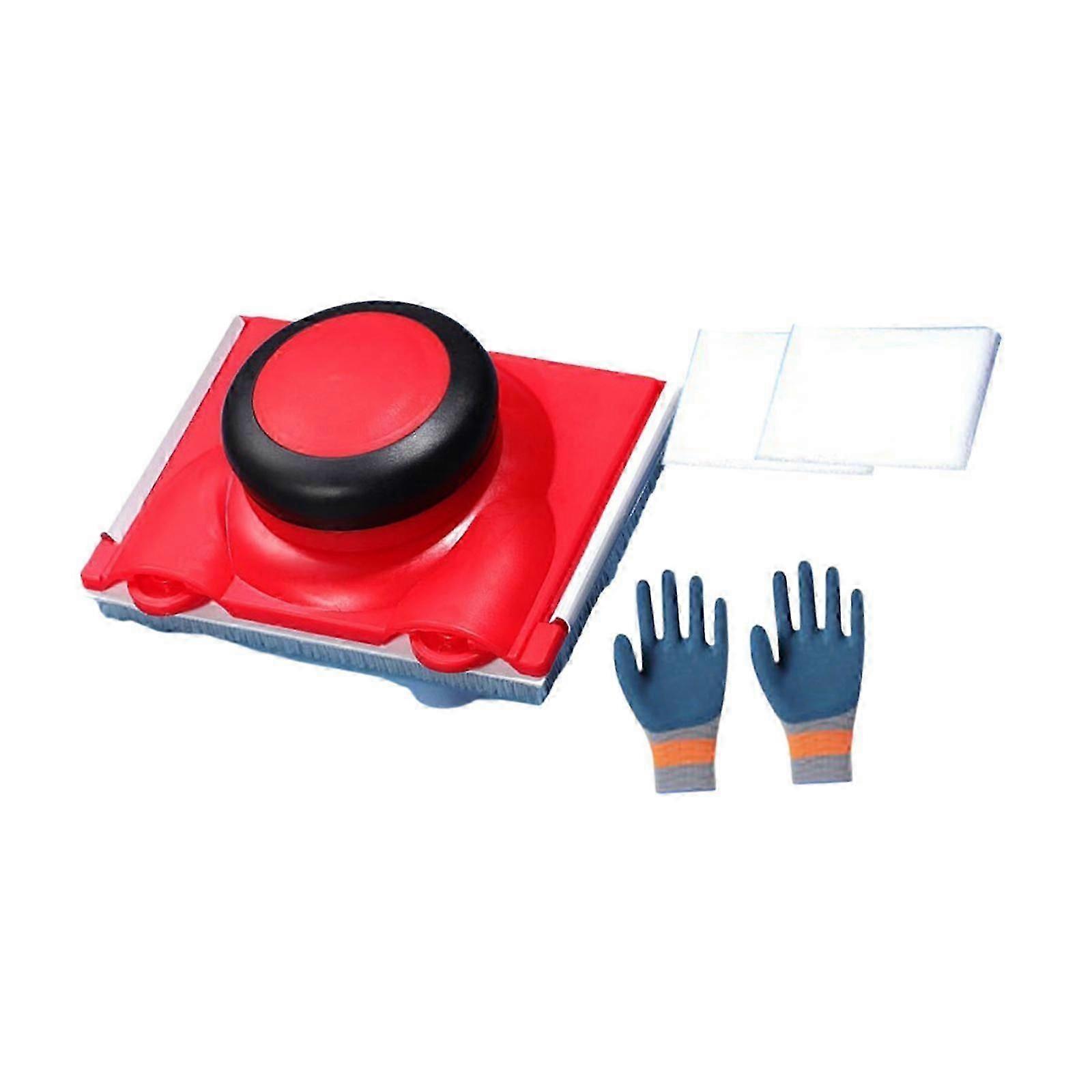 Paint Edger Paint Pad Handheld Portable Home Improvement with Rubber Gloves Paint Edge Trimmer Edge Painting Tool