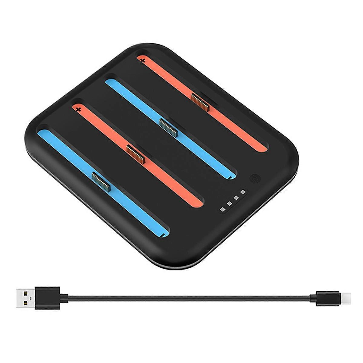 For Charging Dock with Charging Cable Black