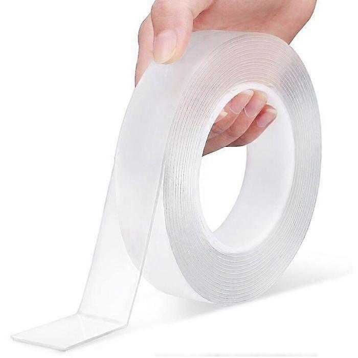 Extra Strong Double Sided Tape, Transparent Two Sided Tape with High Viscosity, Multifunctional Washable Adhesive Tape