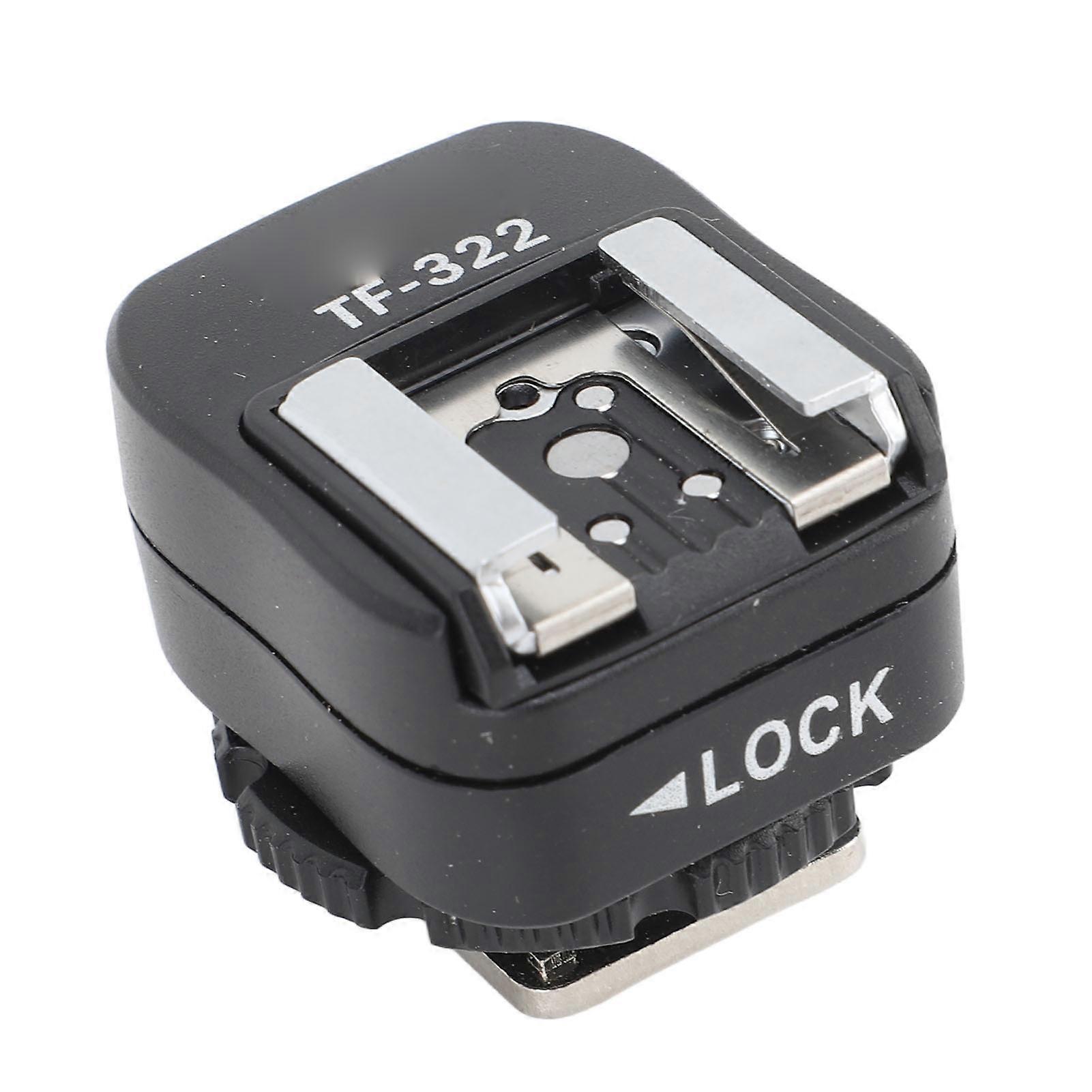 Hot Shoe Sync Adapter with Extra PC Sync Port Pure Copper Interface TTL Hot Shoe Converter for Nikon Camera