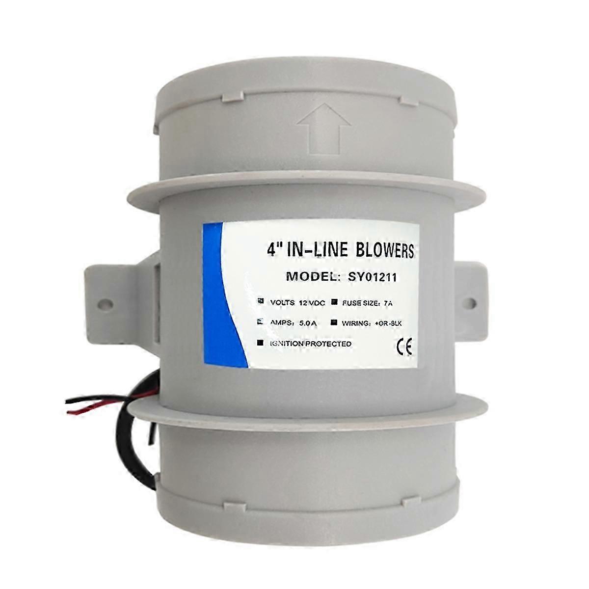 4-calowe dmuchawy liniowe Dmuchawa zęzowa do łodzi Chłodny wentylator