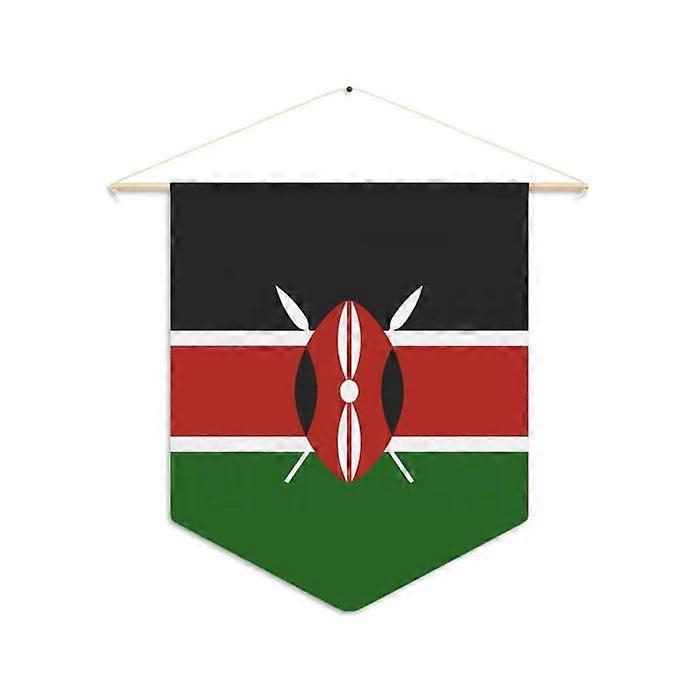 Flag - Kenya - 30 x 45 cm - Polyester - Double-sided print - Accessories included