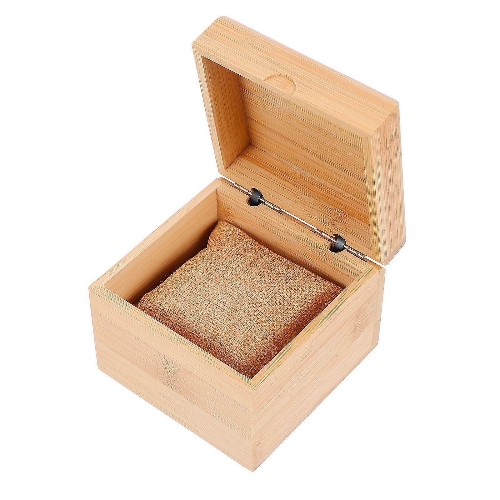Wooden Watch Box Sturdy Watch Storage Organizer Simple Bracelet Storage Box