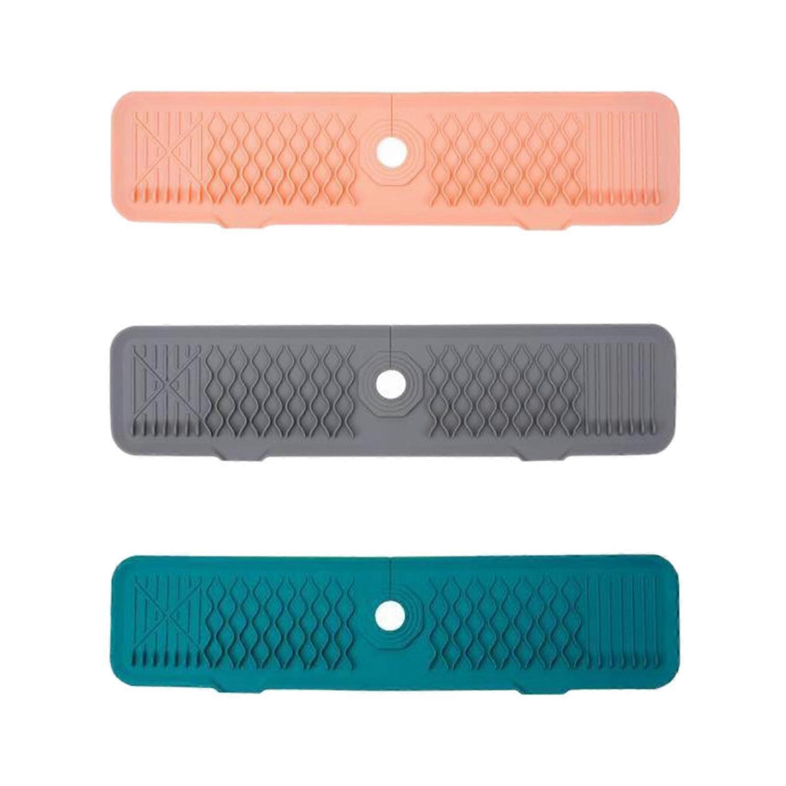 Foldable Silicone Sink Faucet Mat 5 Degree Length Angled Sink Faucet Protector