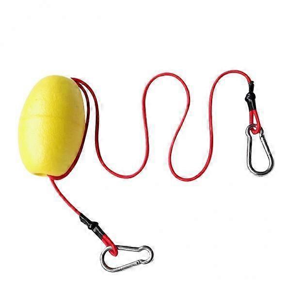 4x Elastische Kajak Tow Throw Line Schwimmende Zubehörleine mit kleiner Boje & Clips