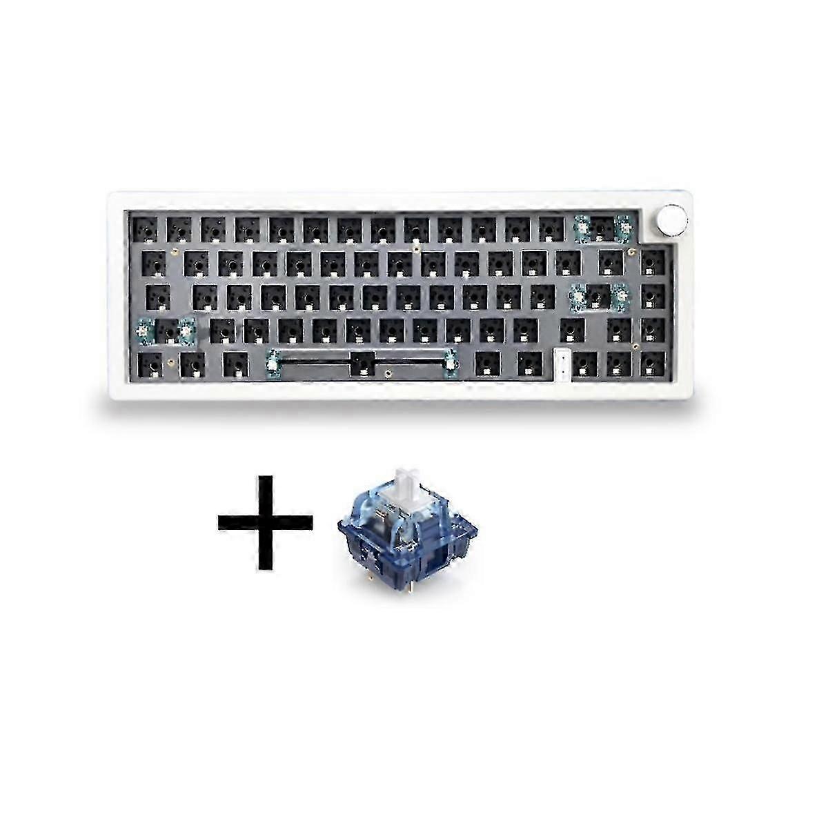 GMK67 Customized Mechanical Keyboard+CIY Switch DIY Kit Hot Swappable RGB Backlight 3 Mode Mechanic