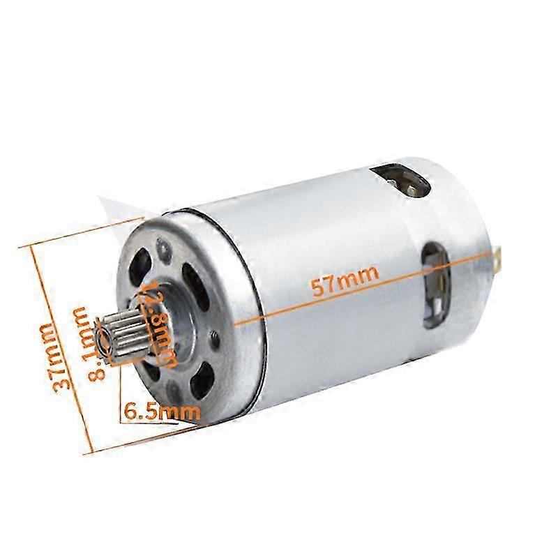 21V RS550 Motor Brushed Motor 14 Teeth Suitable for 4/6 Inch Cordless Mini Logging Saw Chainsaw Tool-1