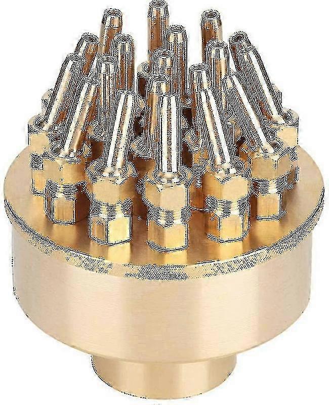 1.5" Diameter DN40 Triple-Layer Brass Fountain Nozzle Sprinklers for Commercial and Architectural Use Suitable for Basin Pools and Water Features
