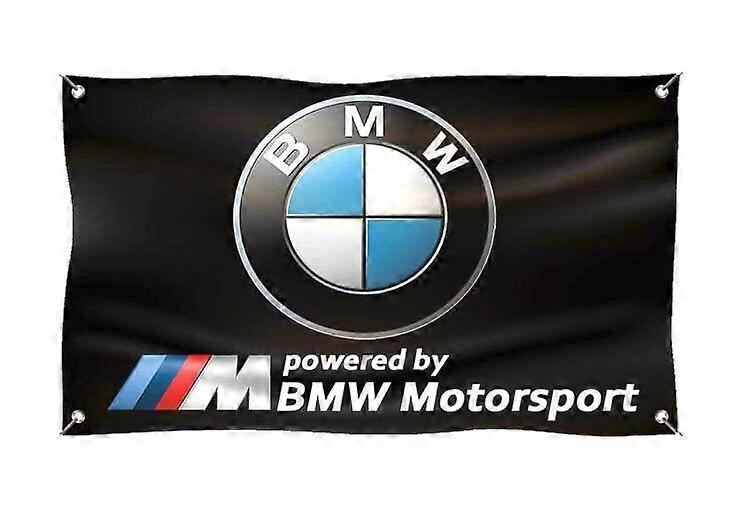بي ام دبليو سباق العلم راية بي ام دبليو ملغ سباق العلم 3x5ft المرآب جدار الفن ورشة عمل في الهواء الطلق QQTO335