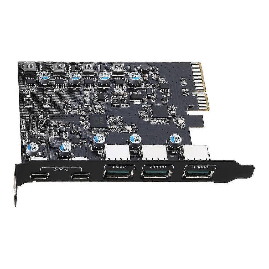 20Gbps PCIe USB 3.2 Expansion Card 5-Port USB-A & Type C for Windows PC Desktop