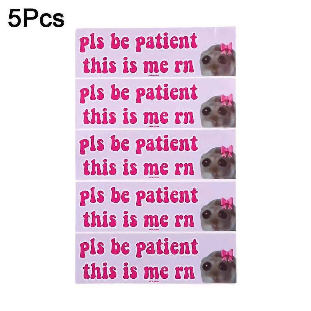 5pcs(B)$Driver Car Sticker