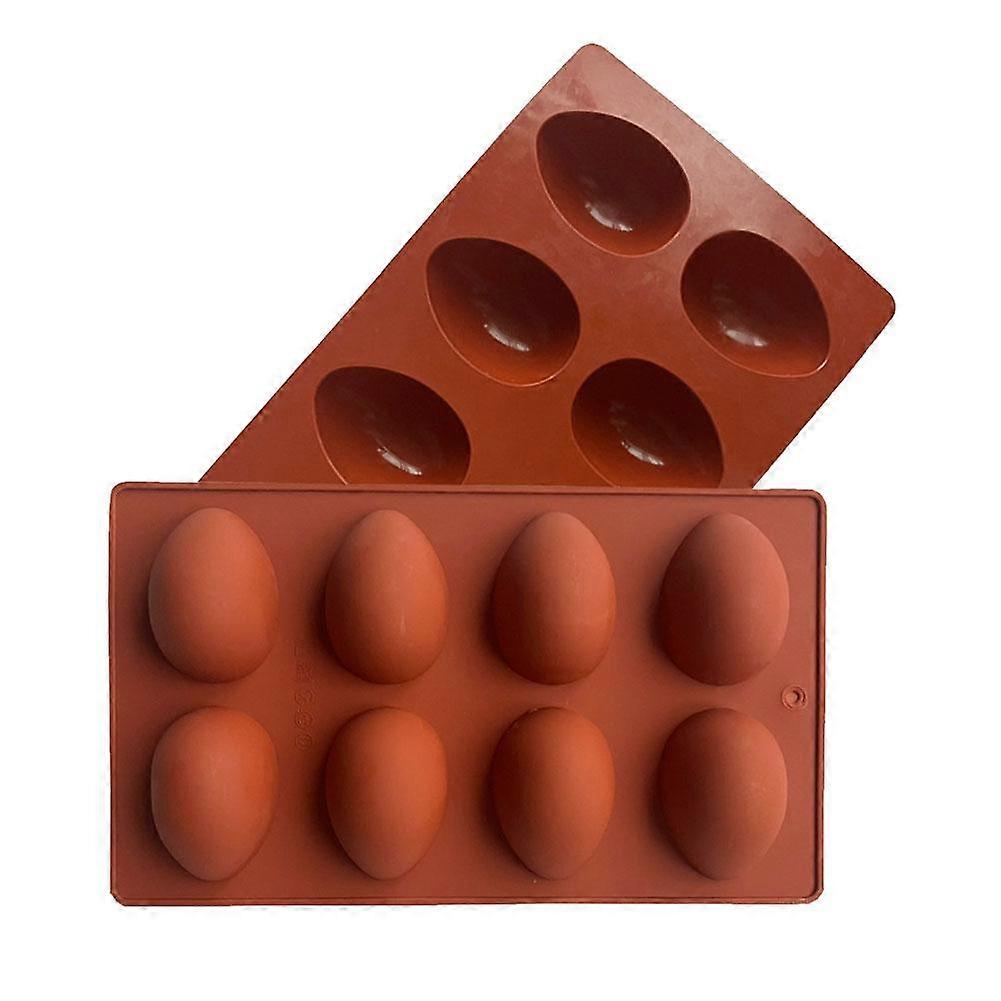 Easter Egg Chocolate Silicone Mold 8-Link Set For Family Baking BPA-Free Non-Stick Easy Clean Create Festive Treats