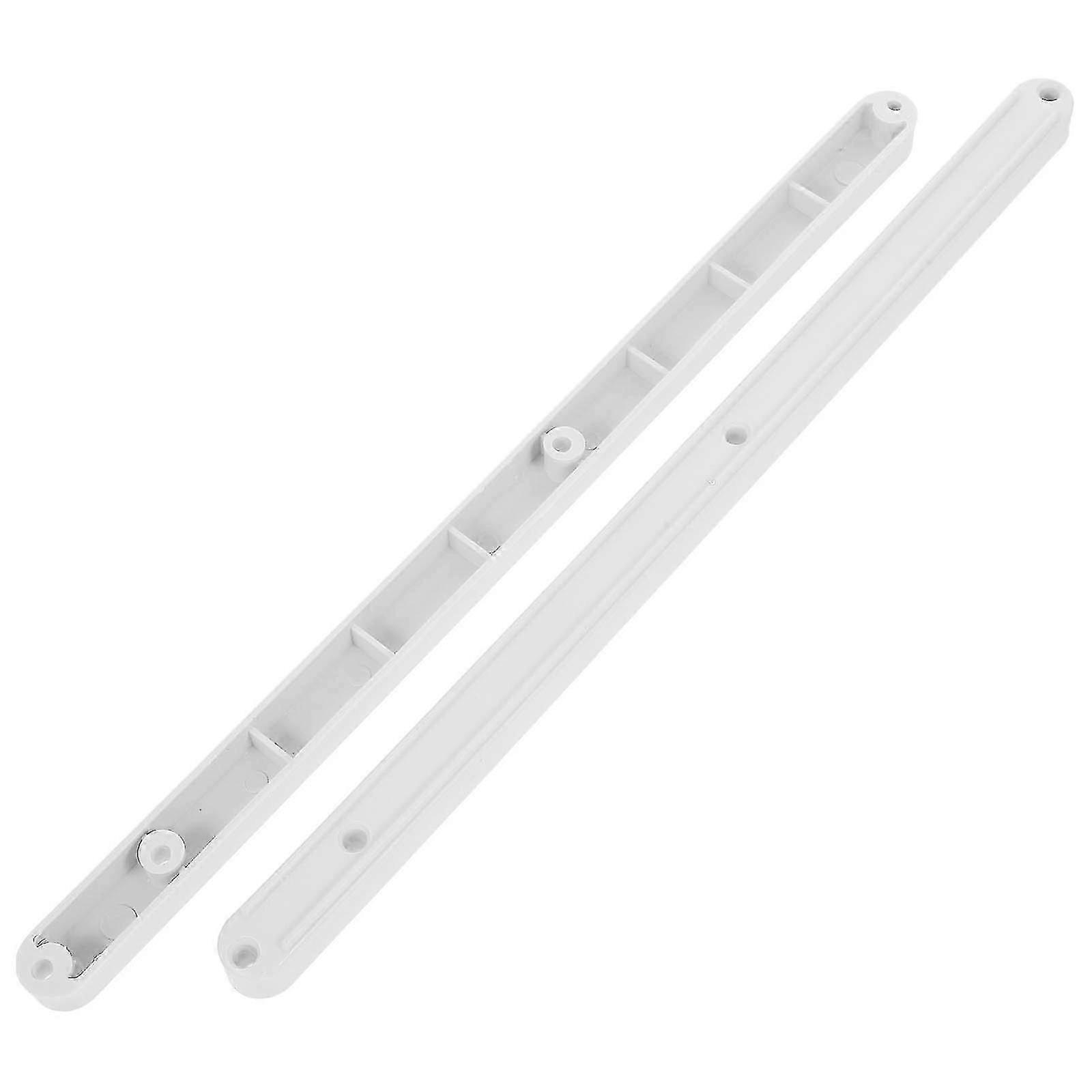 2pcs Smooth Plastic Drawer Slides for Kitchen Cabinets, Dressers, and Storage Furniture with Easy Gliding Rails