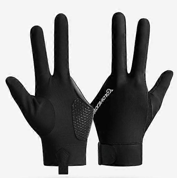Nonslip billiard glove, 3 finger, pool gloves, lefthanded, Shooter Queue, Snooker, gloves for women and men, billiard shooter, sport Ref: 9144