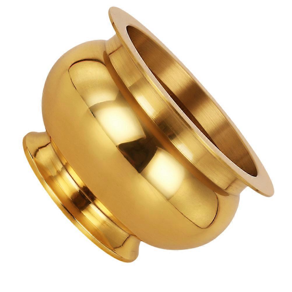 Golden Copper Incense Burner for Home Religious Use Easy to Clean and Maintain Perfect Size