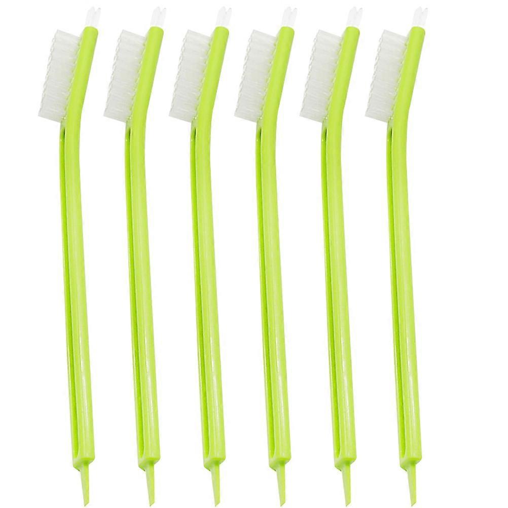 6pcs Compact Juicer Cleaning Brushes for Soymilk Machines – Plastic Handle with Soft Bristles for Daily Household Appliance Maintenance