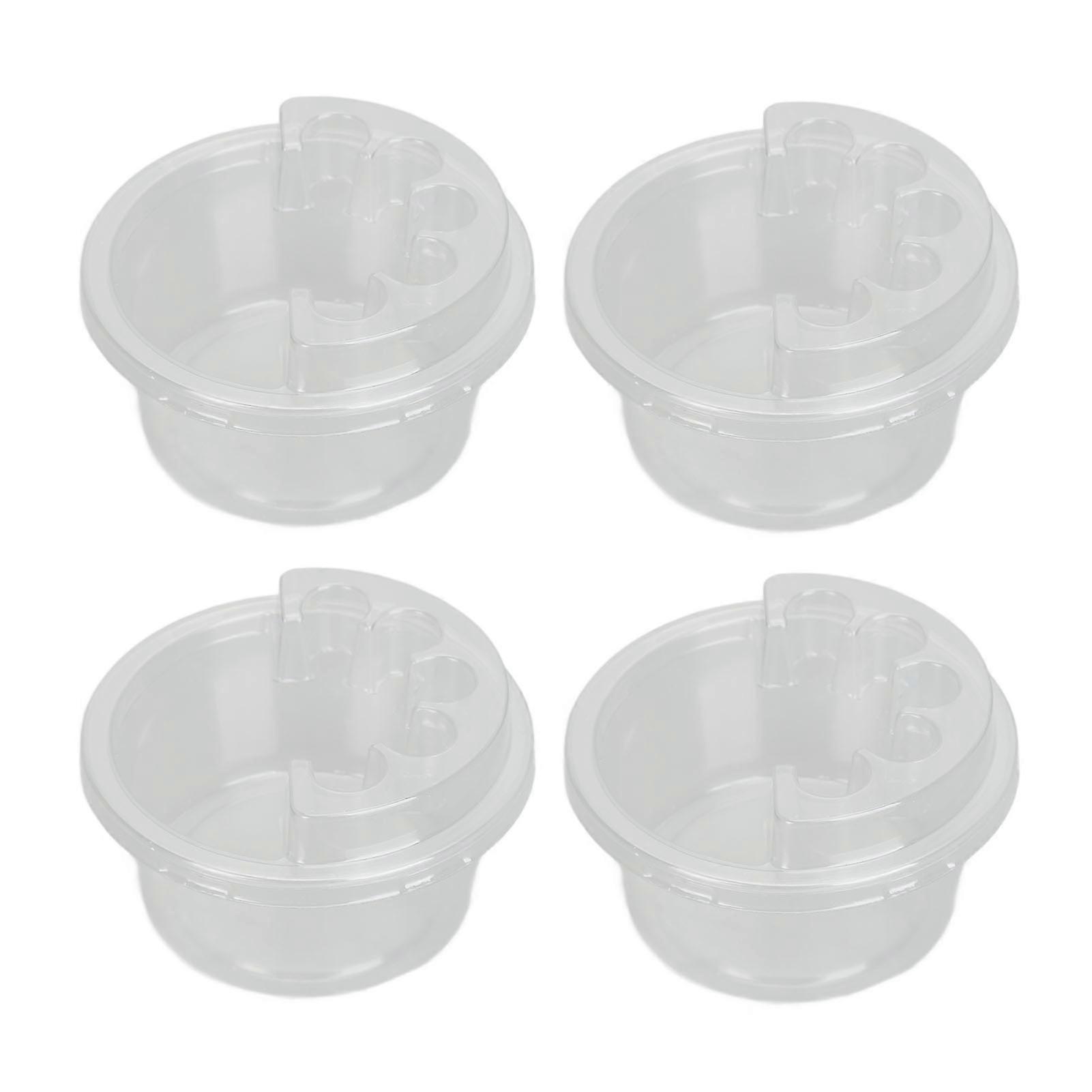 20 ensembles de cartouche de tatouage porte-aiguille Tasse de nettoyage d’aiguille de tatouage jetable avec support de support 