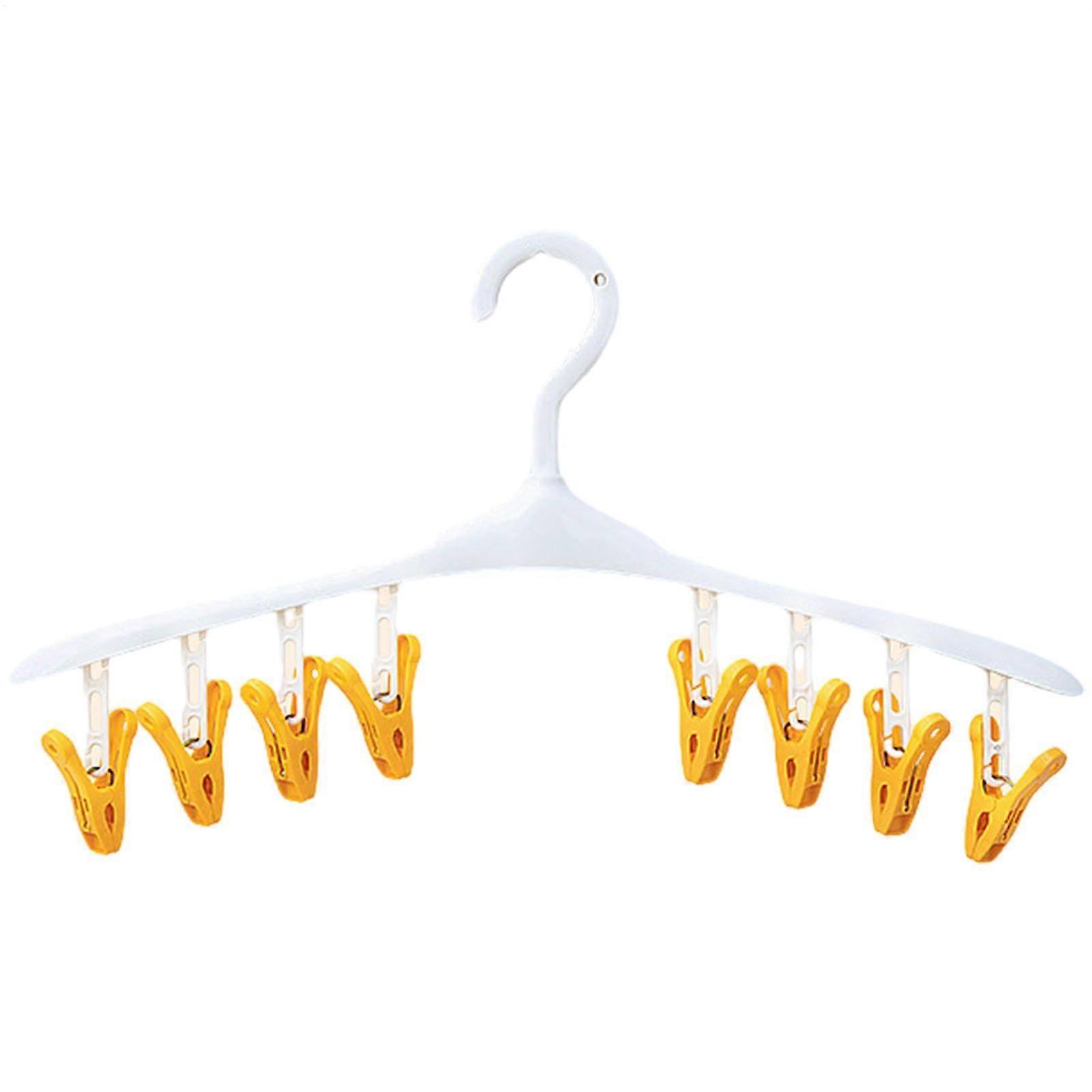 Clothes Hanger for Drying Wet Clothes, Drying Hanger for Laundry with Clips