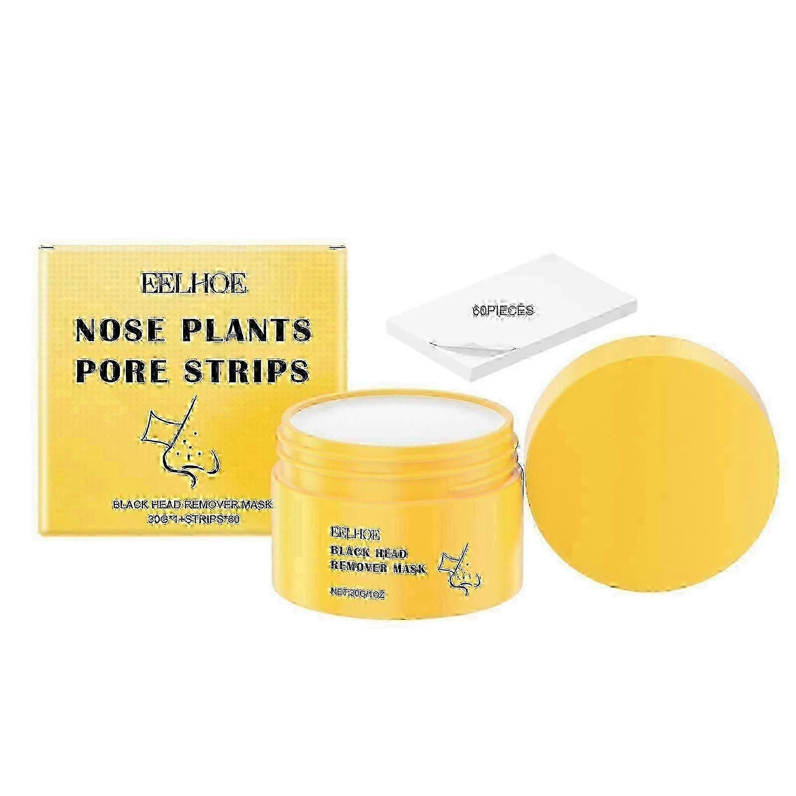 Blackhead Cleansing Nose Patch מנקה בעדינות נקבוביות אזור T, אקנה מעניק לחות לעור וקורע מסכת אף